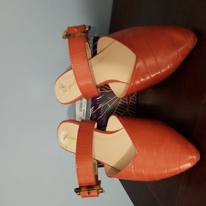 Qupid orange sandals